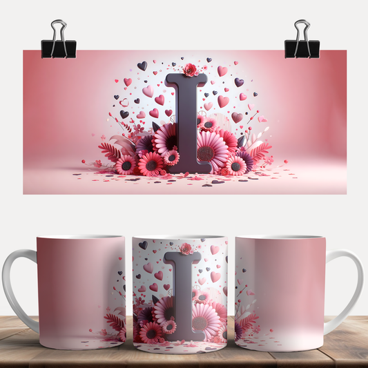 Valentine Alphabet I Mug