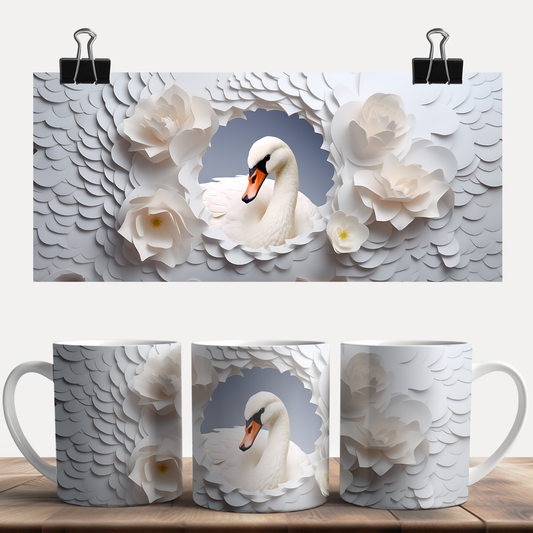 3D Swan Mug