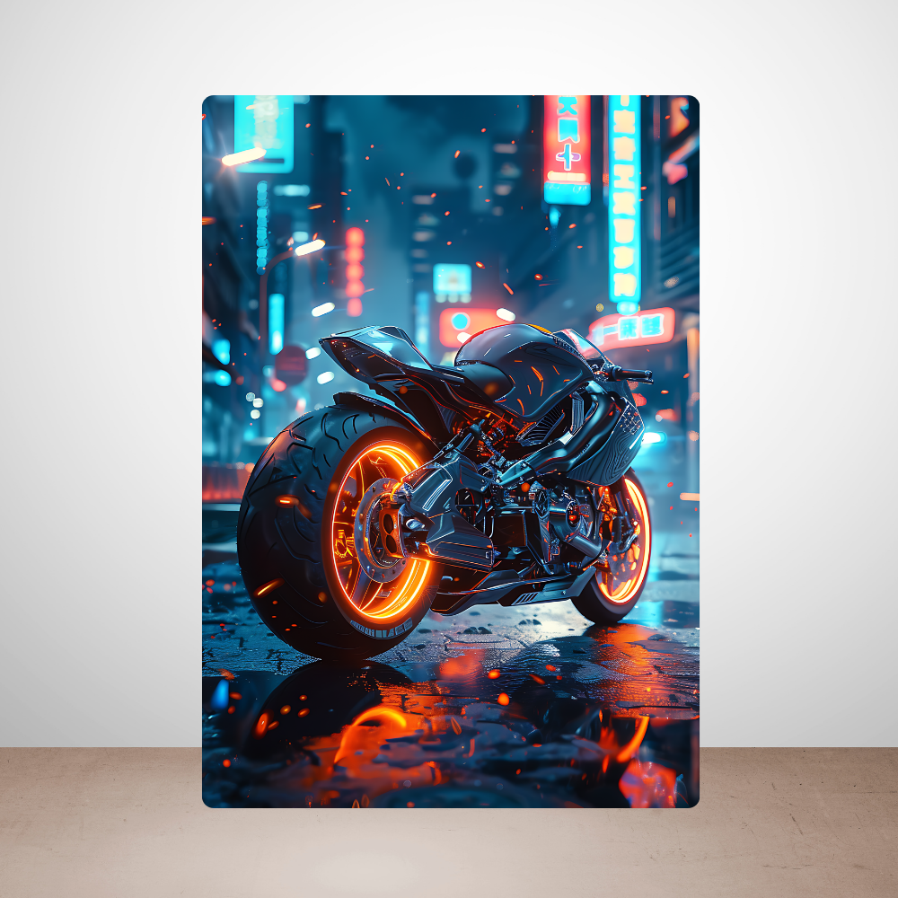 Metal Poster - Stylish Motorbike