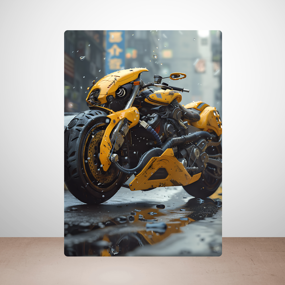 Metal Poster - Stylish Motorbike