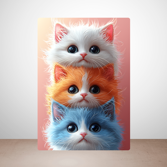 Metal poster Cute Cat