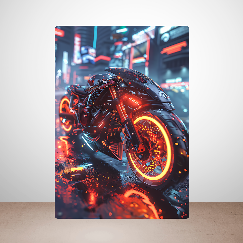 Metal Poster - Stylish Motorbike