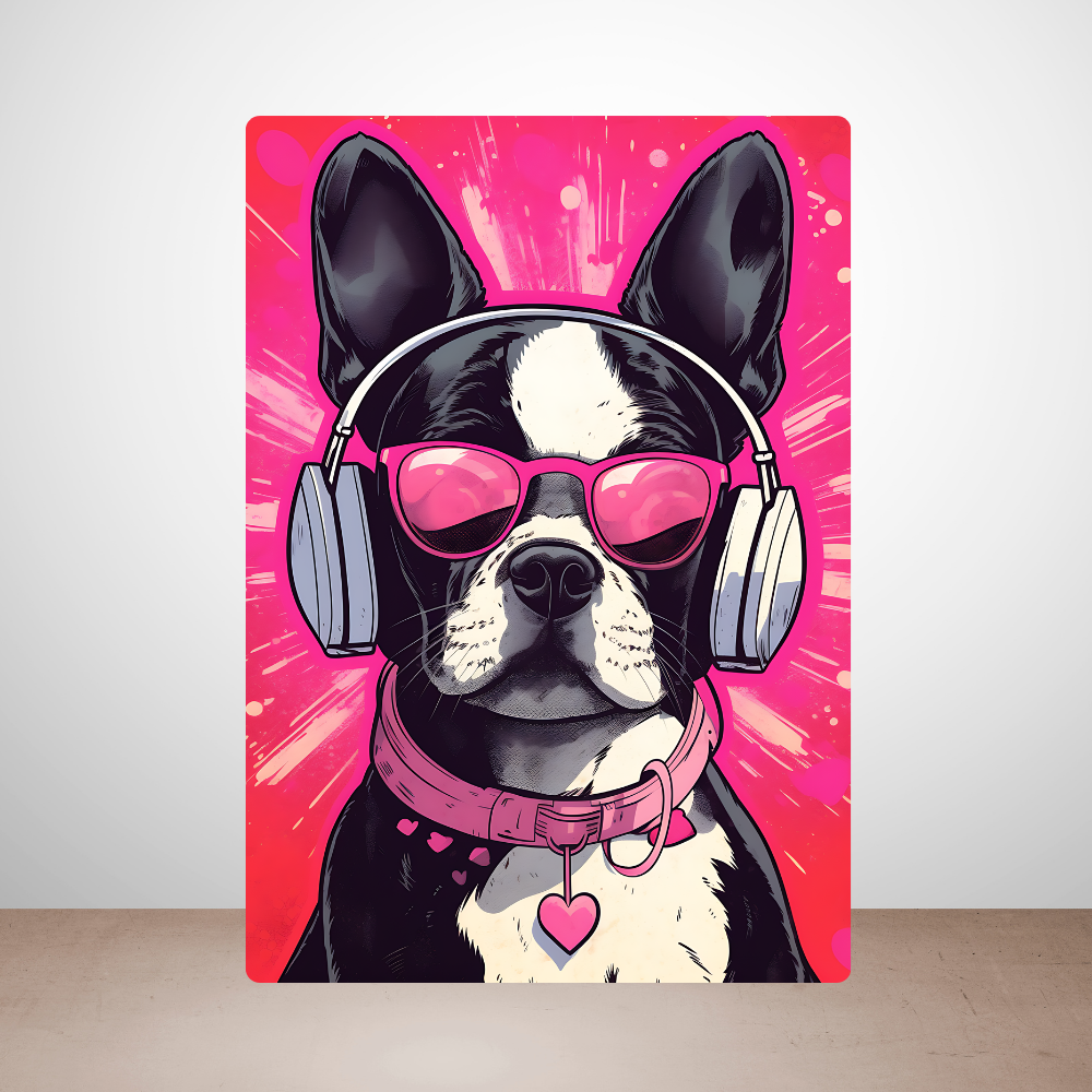 Metal Poster - Boston Terrier Dog