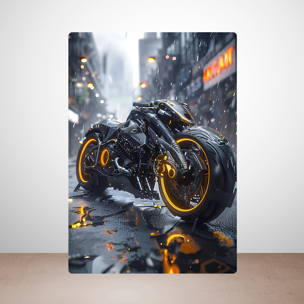 Metal Poster - Stylish Motorbike