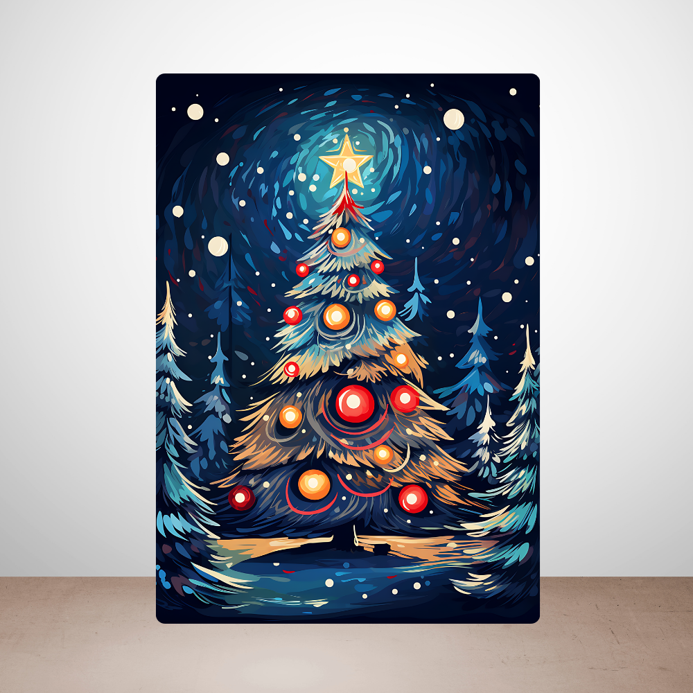 Metal poster  - Christmas tree