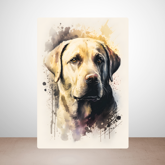 Metal Poster - Watercolor Labrador Retriever