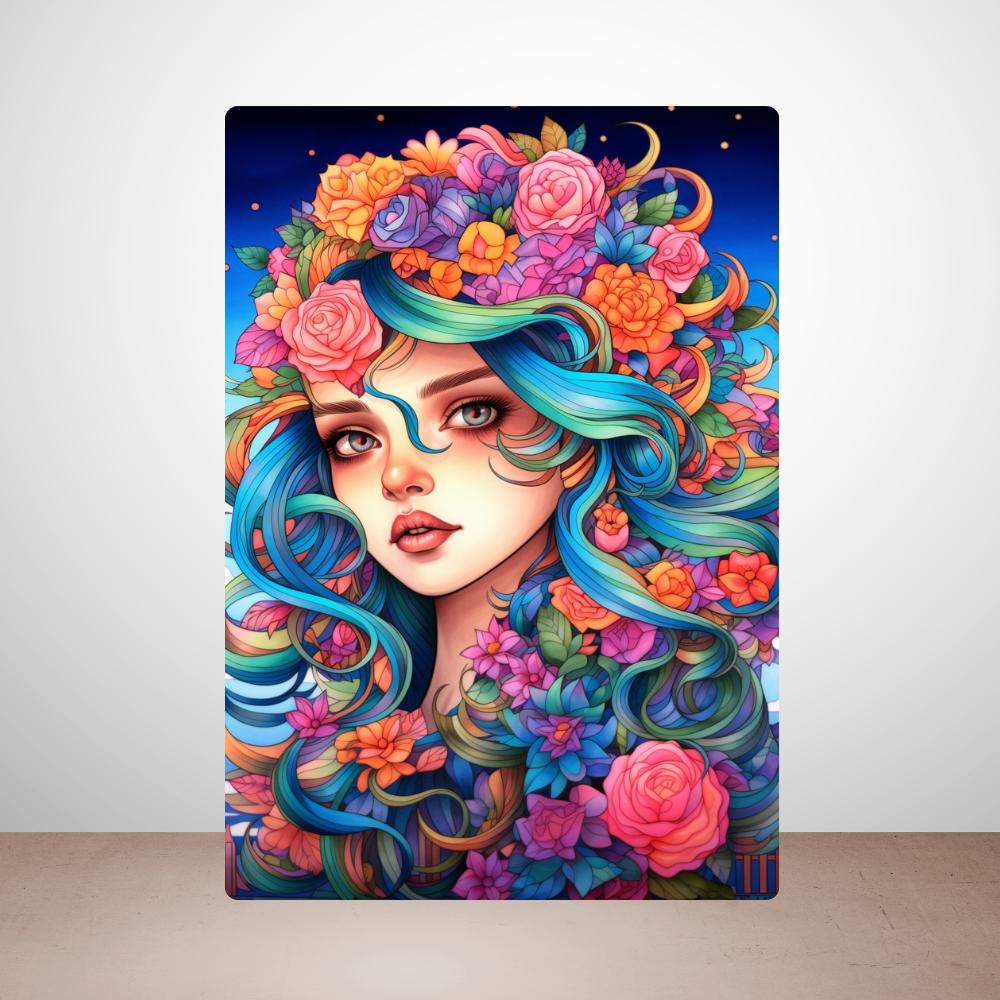 Metal poster - Anime Girl