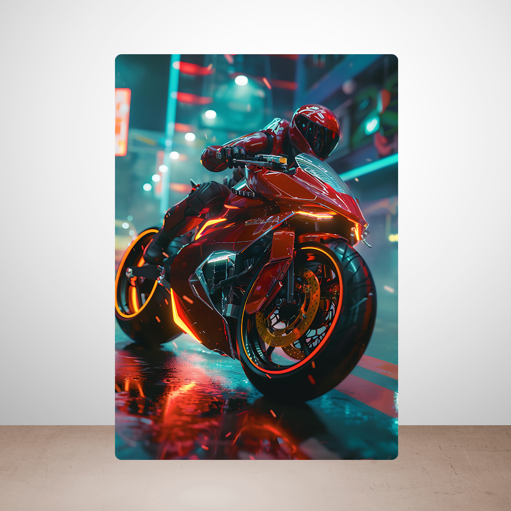Metal Poster – Stylish Motorbike