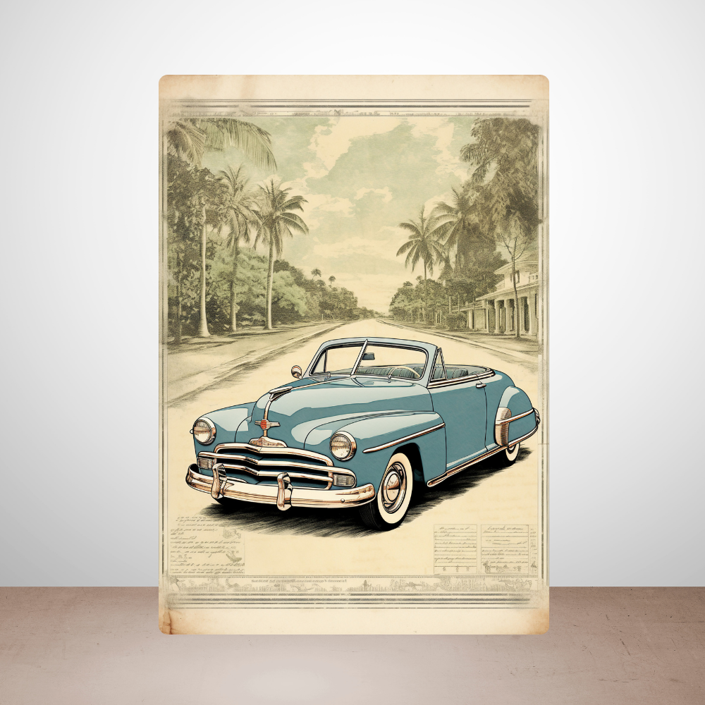 Metal poster – Classic Vintage Car
