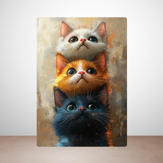 Metal poster Cute Cat