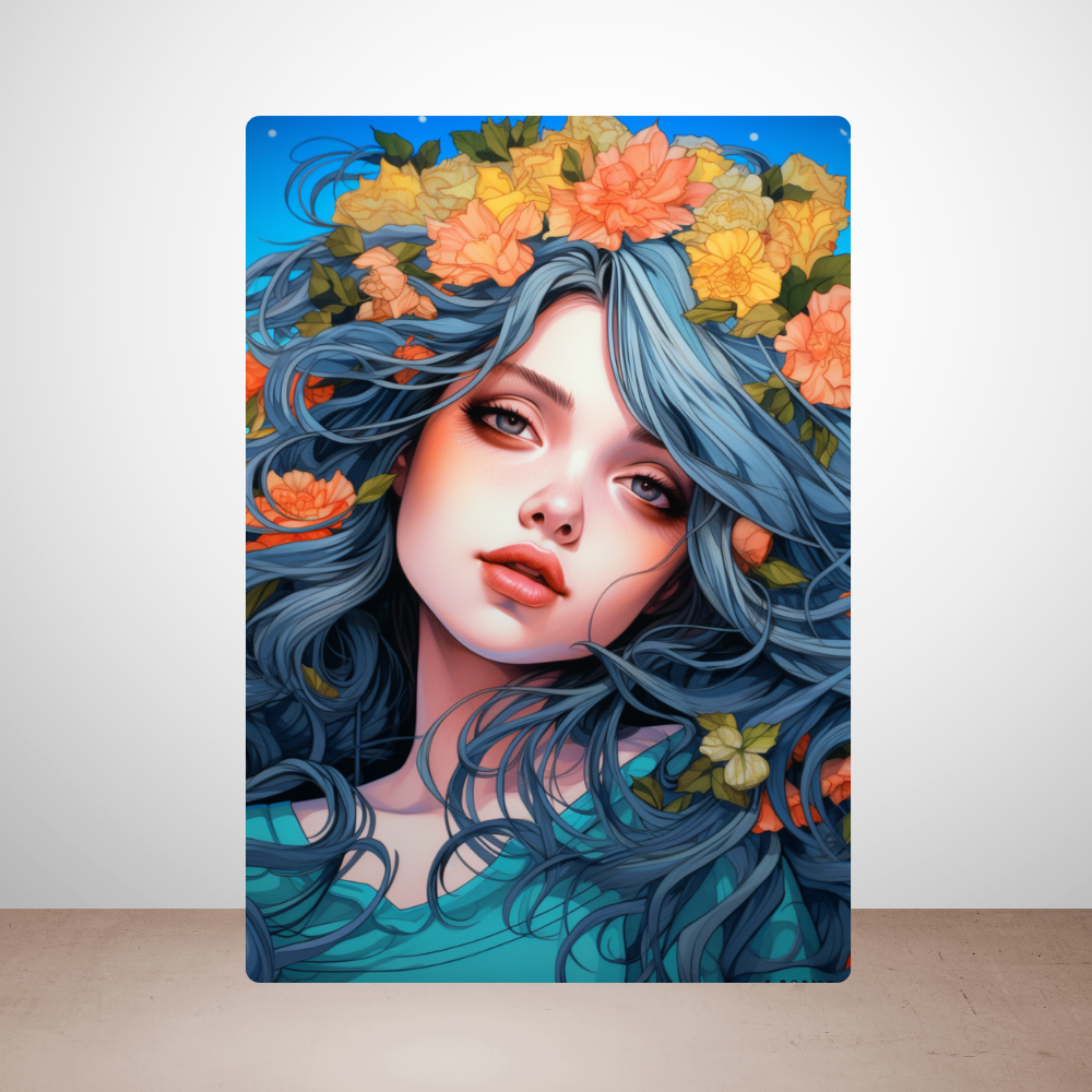 Metal poster - Anime Girl