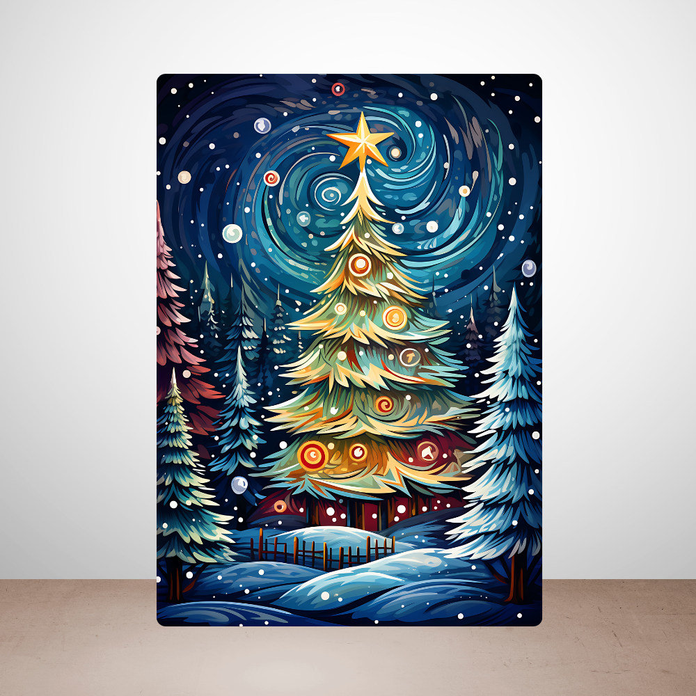 Metal poster - Christmas tree