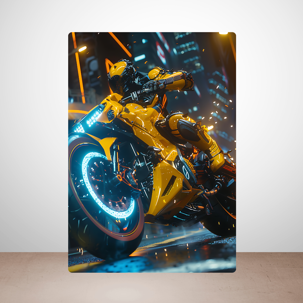 Metal Poster - Stylish Motorbike