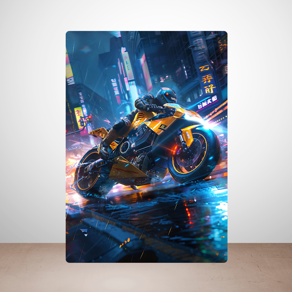Metal Poster - Stylish Motorbike