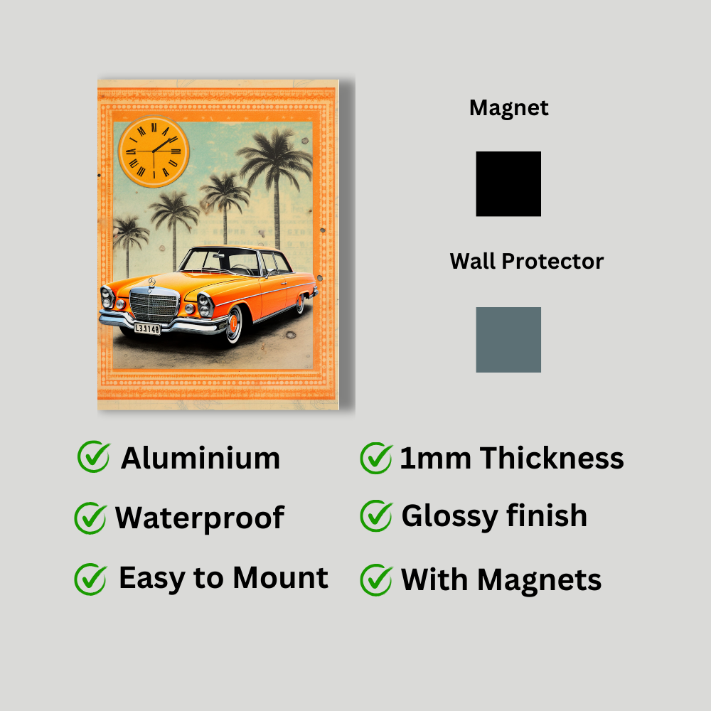 Metal poster – Classic Vintage Car