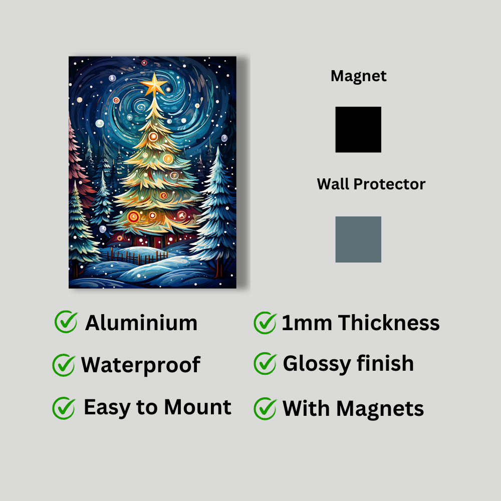 Metal poster - Christmas tree