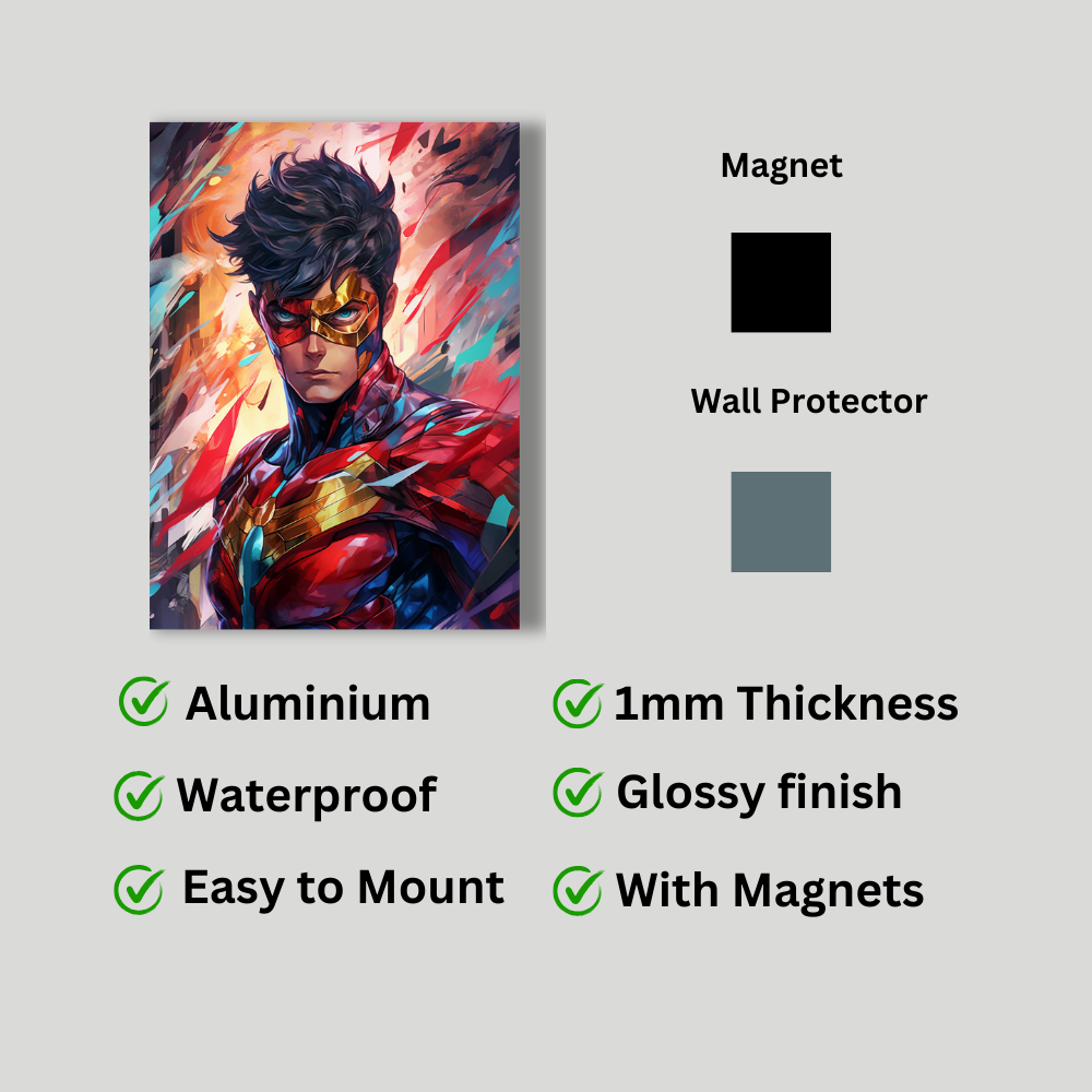 Metal Poster - Superhero