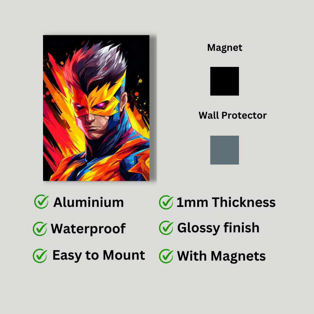 Metal Poster - Superhero