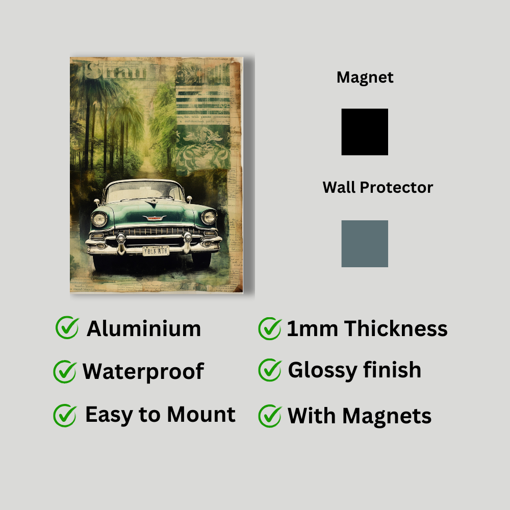 Metal Poster - Classic Vintage Car