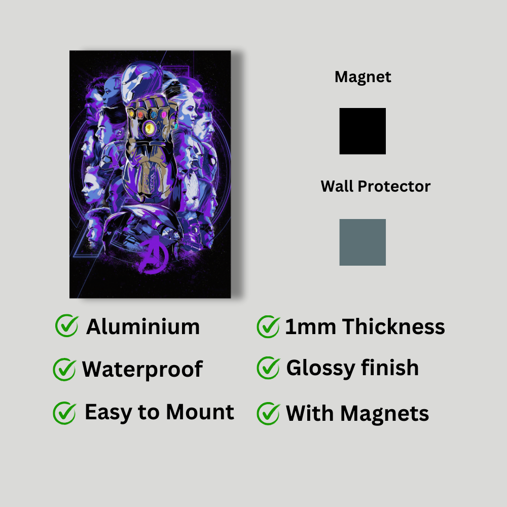 Metal poster –Marvel The Avengers