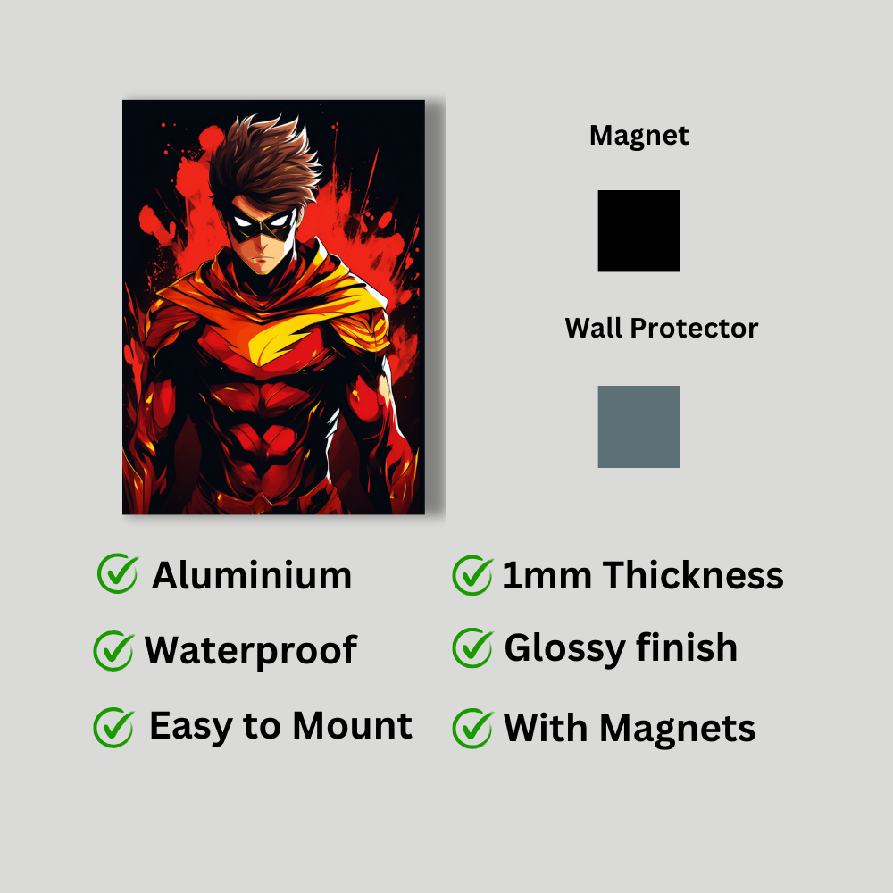 Metal Poster - Superhero