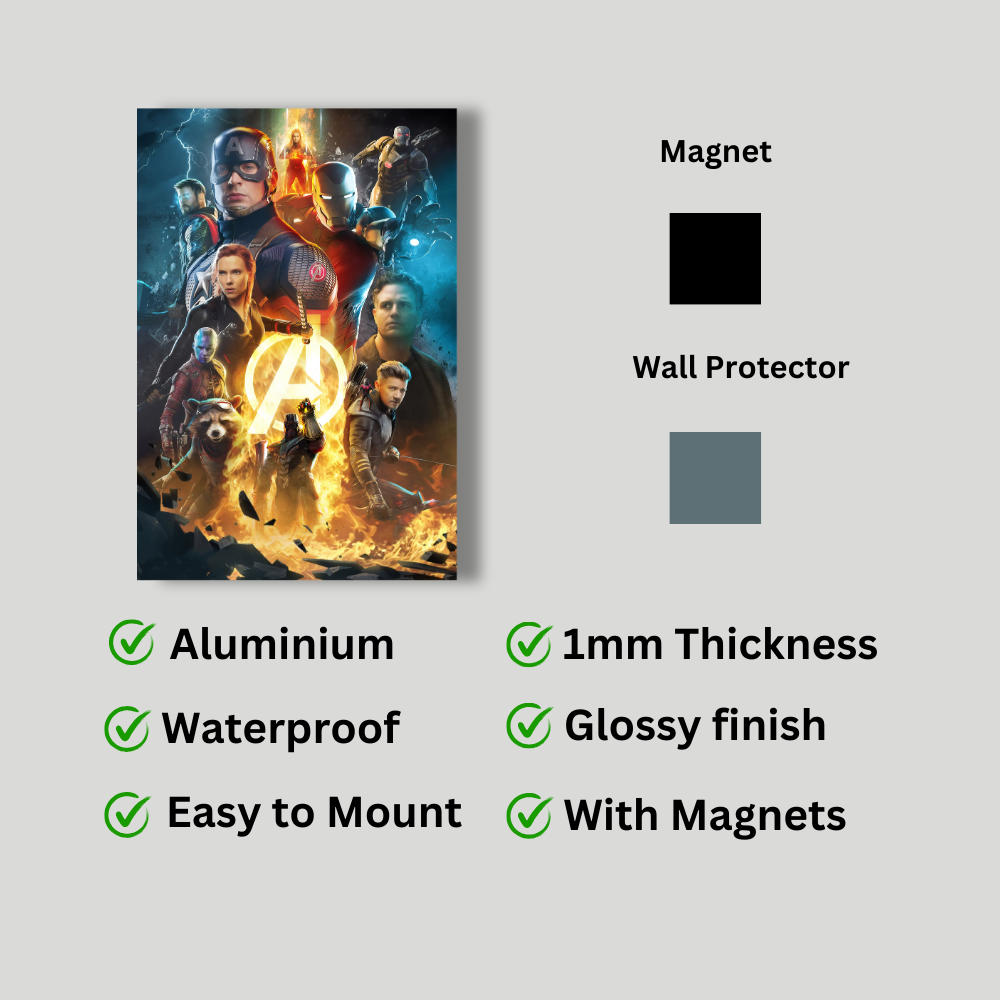 Metal poster –Marvel The Avengers