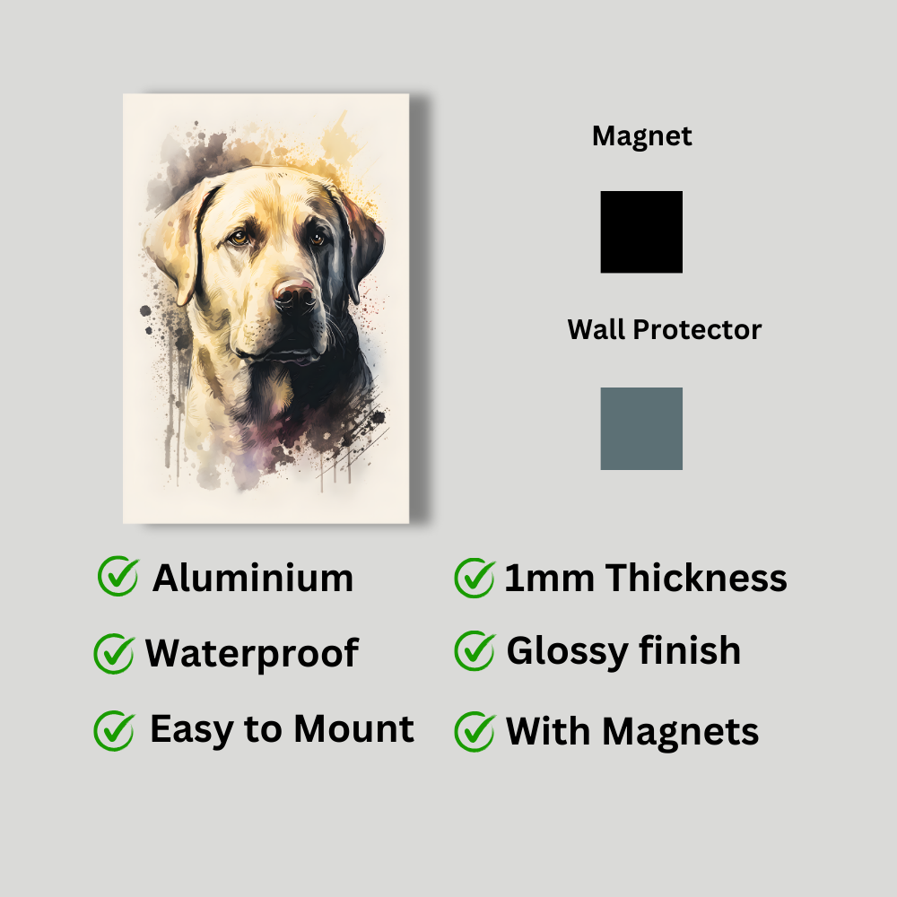 Metal Poster - Watercolor Labrador Retriever