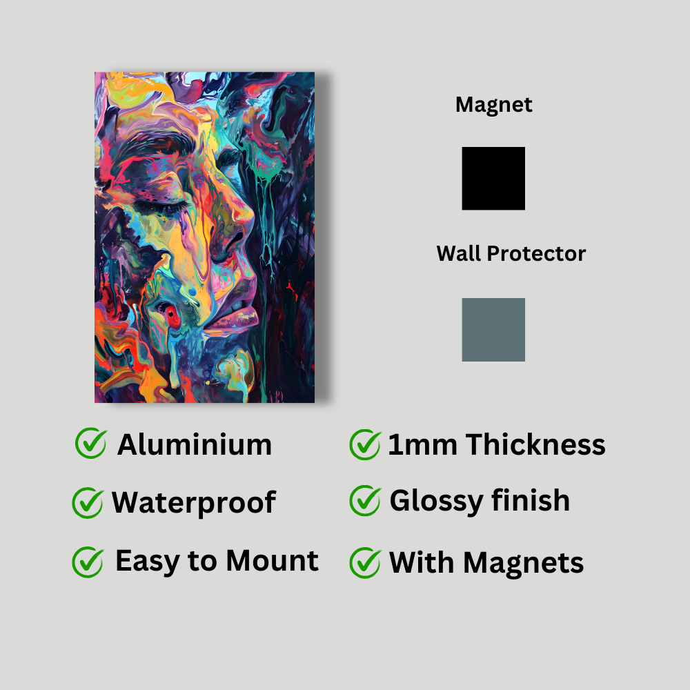 Metal poster - Trippy art
