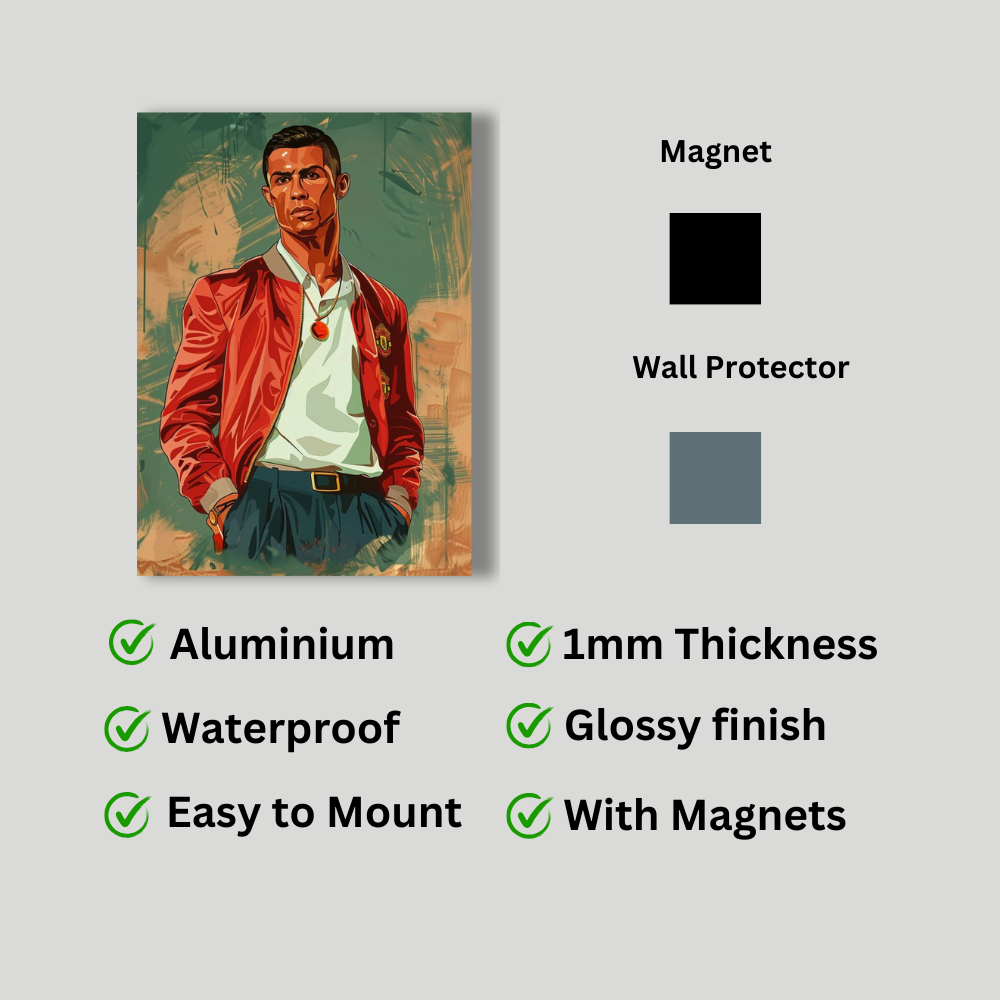 Metal Poster - Cristiano Ronaldo