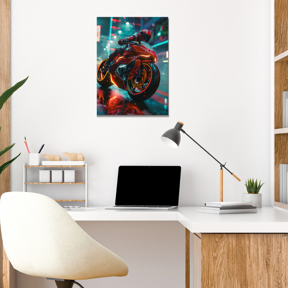 Metal Poster – Stylish Motorbike