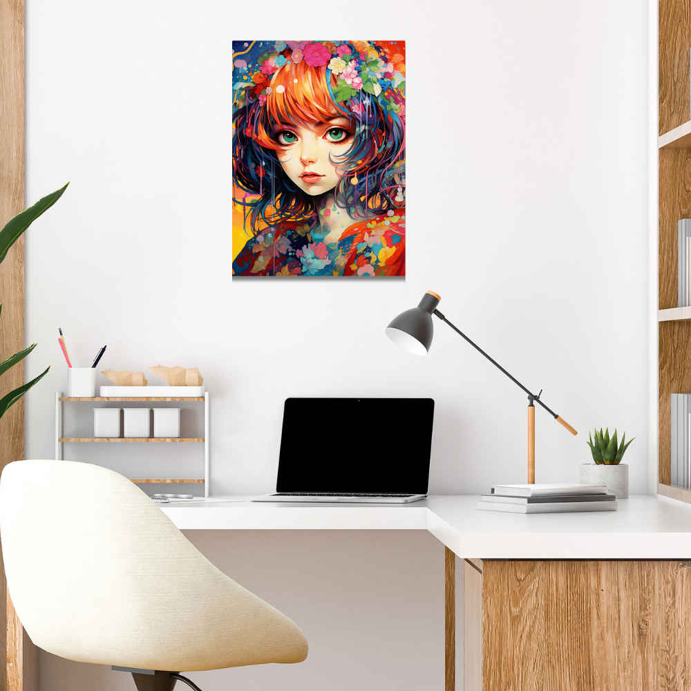 Metal poster - Anime Girl