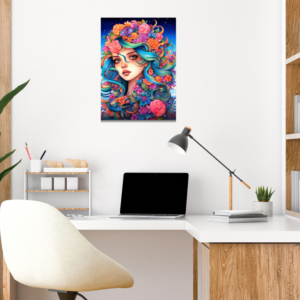 Metal poster - Anime Girl
