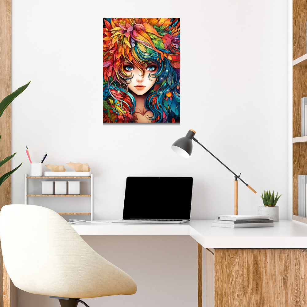 Metal Poster - Anime Girl