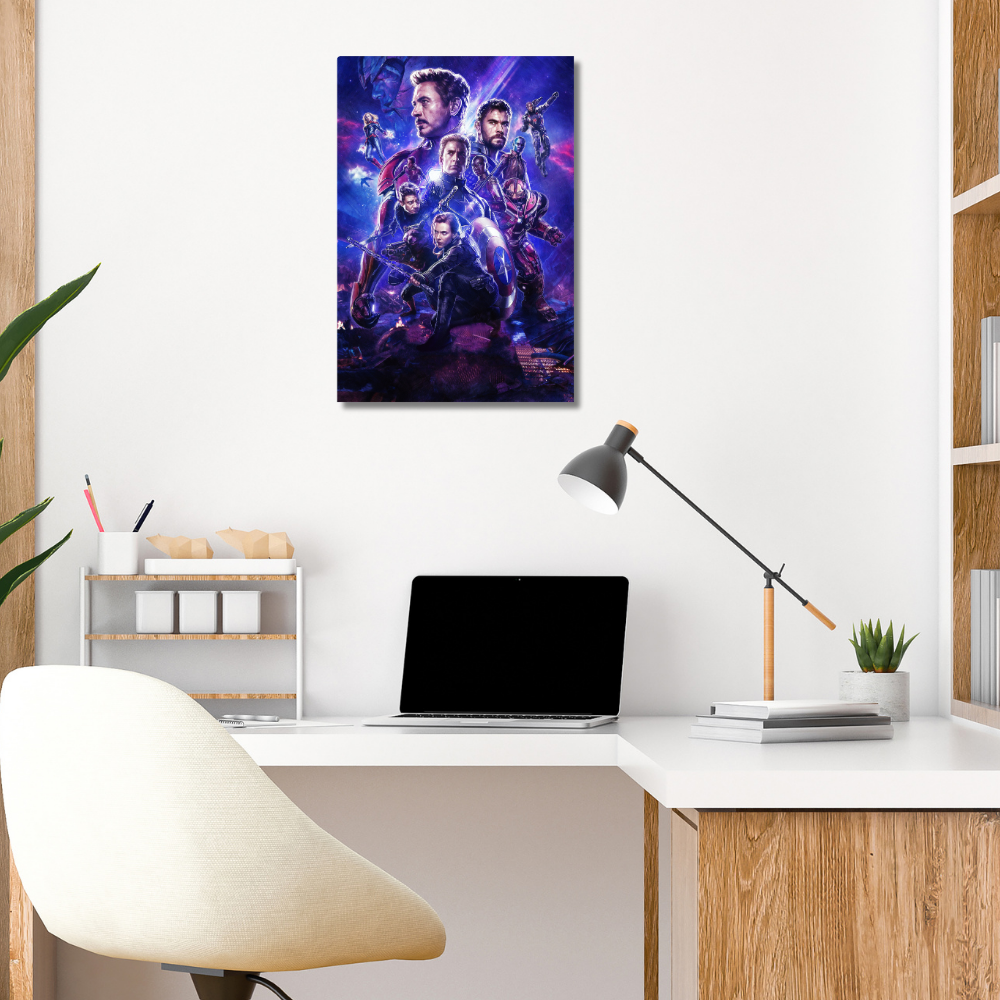 Avengers endgame poster - metal poster – premium home decor