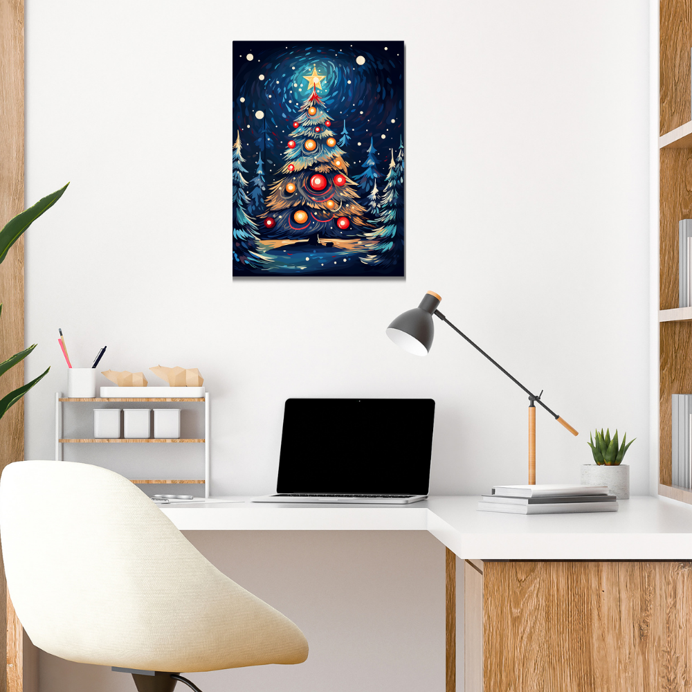 Metal poster  - Christmas tree