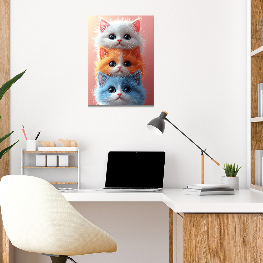 Metal poster Cute Cat
