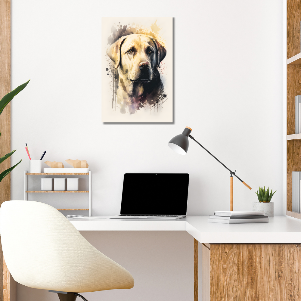 Metal Poster - Watercolor Labrador Retriever