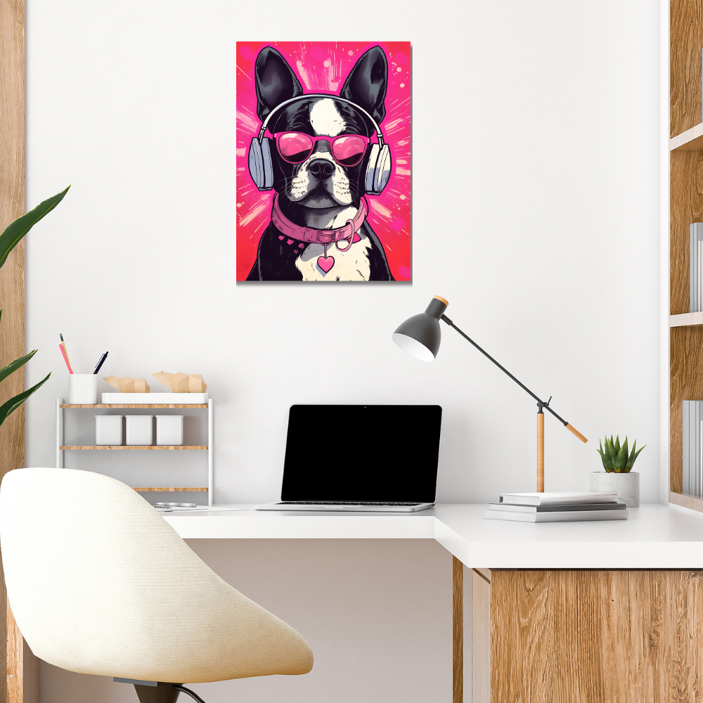 Metal Poster - Boston Terrier Dog