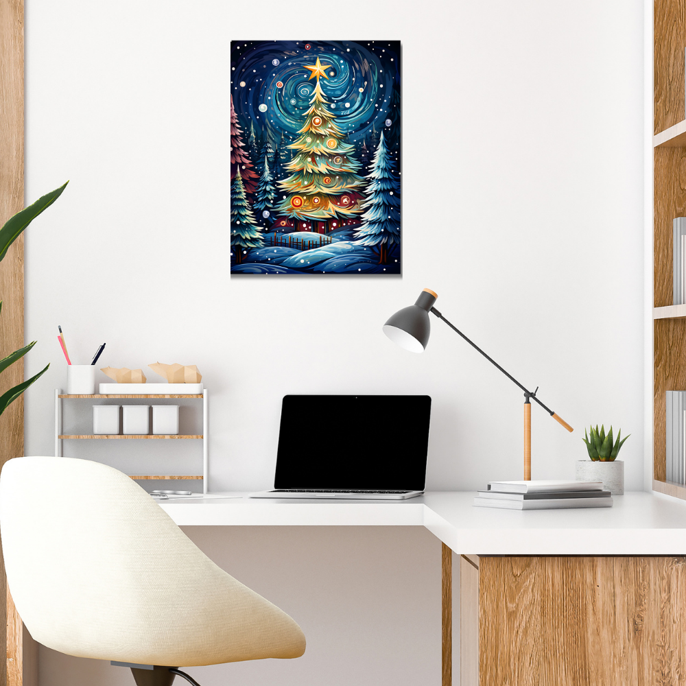 Metal poster - Christmas tree