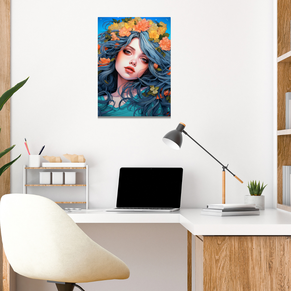 Metal poster - Anime Girl