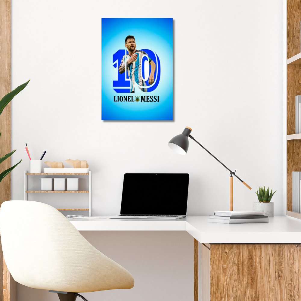 Metal Poster - Lionel Messi