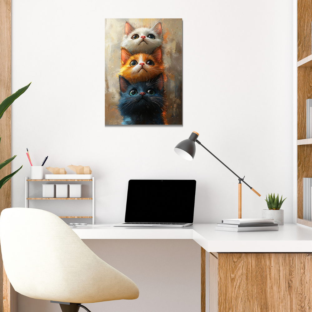 Metal poster Cute Cat