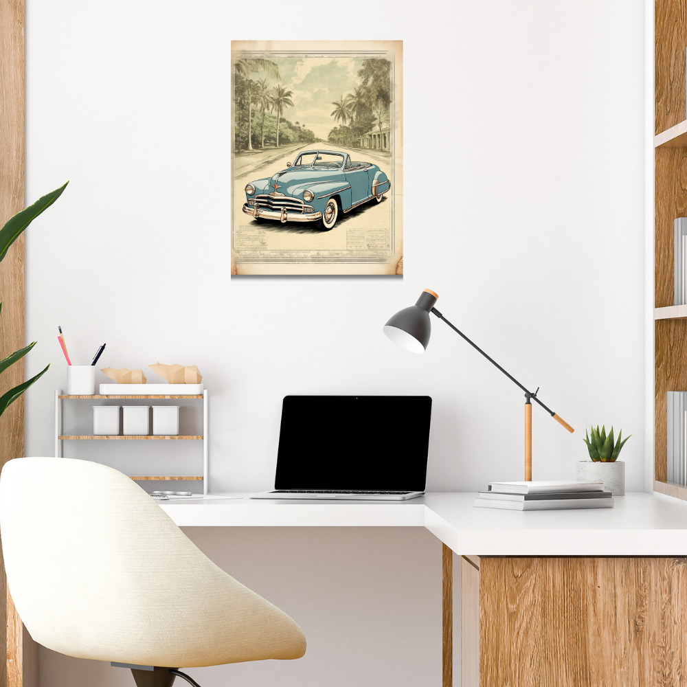 Metal poster – Classic Vintage Car