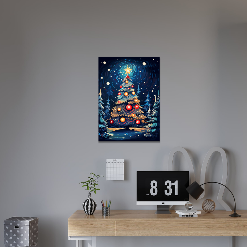 Metal poster  - Christmas tree