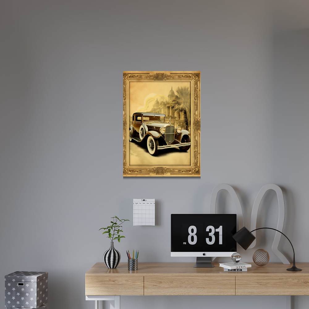 Metal poster – Classic Vintage Car