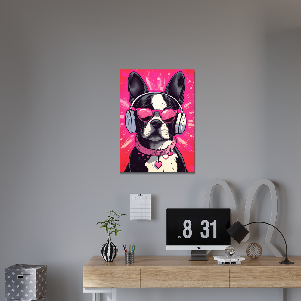 Metal Poster - Boston Terrier Dog