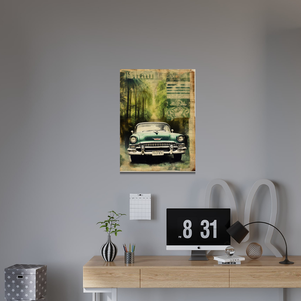 Metal Poster - Classic Vintage Car