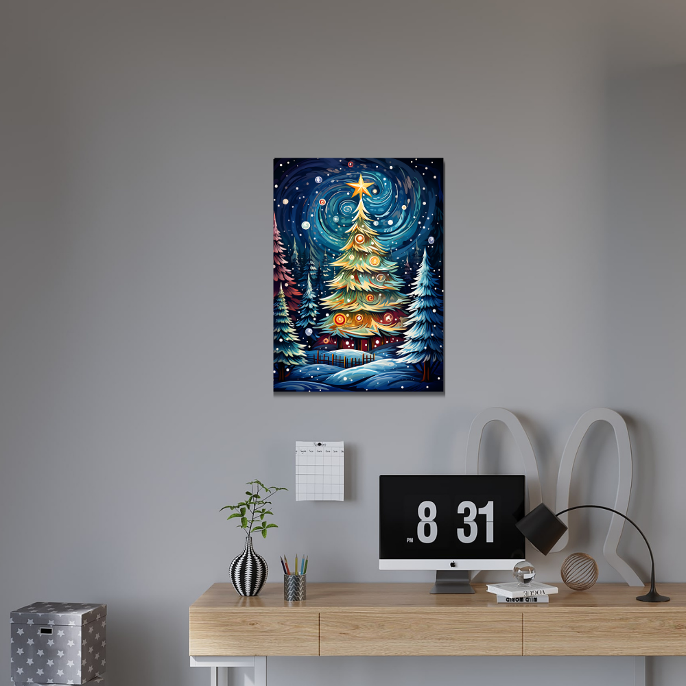 Metal poster - Christmas tree