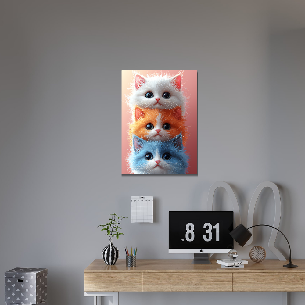 Metal poster Cute Cat