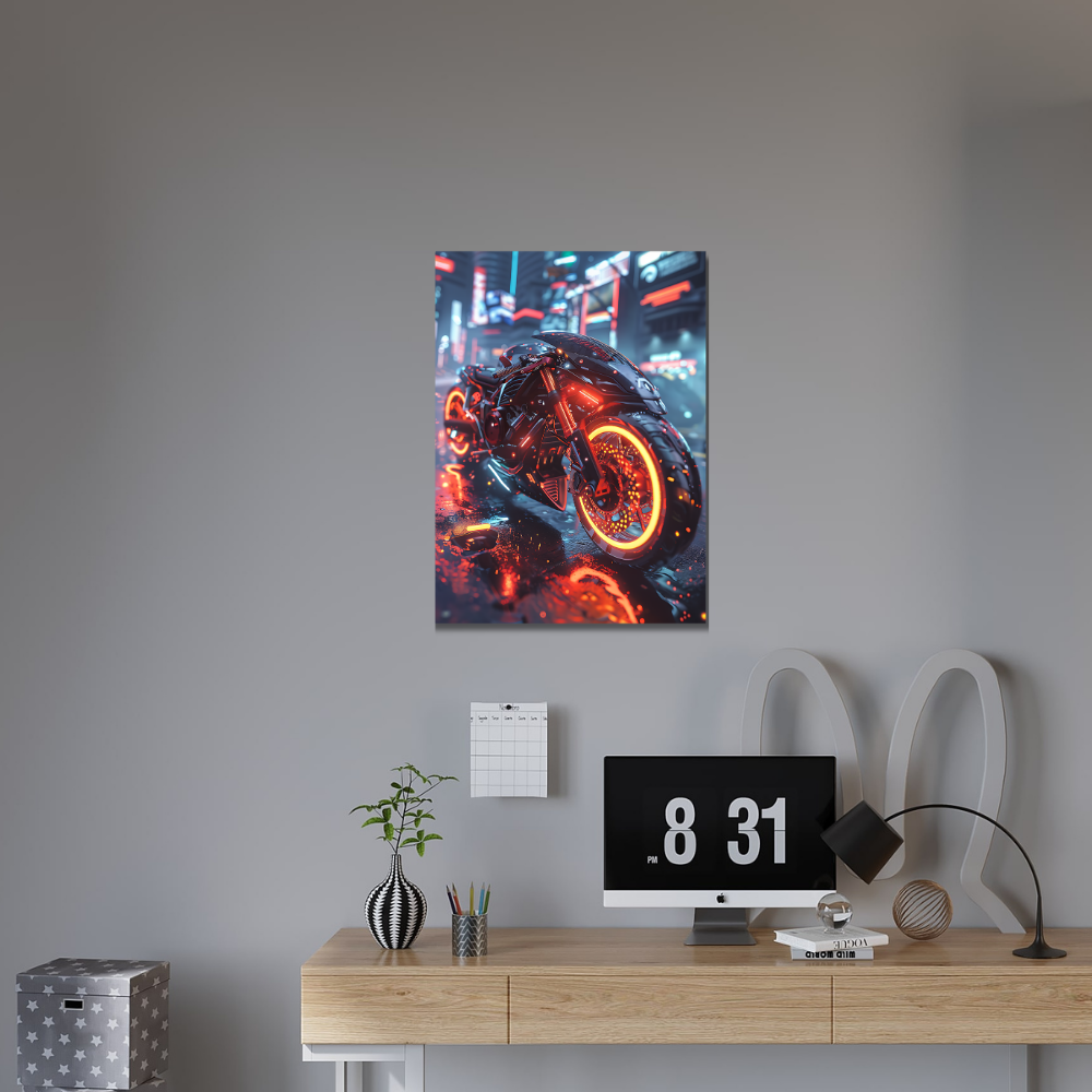 Metal Poster - Stylish Motorbike